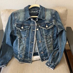 Grace Classic Blue Jean Jacket